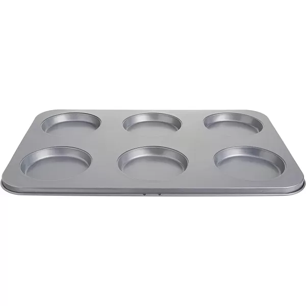 imageCuisinart Chefs Classic Nonstick Bakeware 6Cup Jumbo Muffin Pan SilverMuffin Top Pan