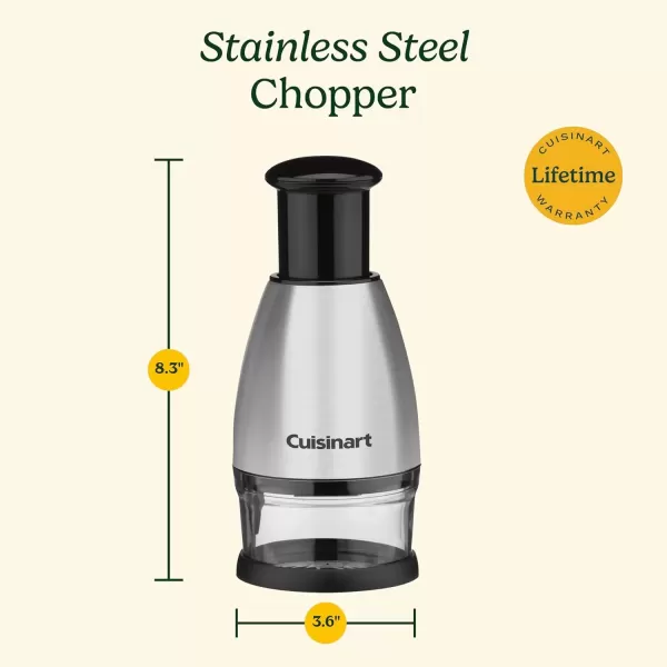 imageCuisinart Chopper Stainless SteelBlack CTG00SCHP 82quot x 39quot x 39quotBlack