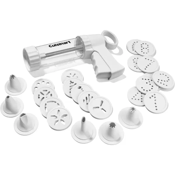 imageCuisinart Cookie Press with 18 Discs and 6 Decorating Tips WhiteWhite