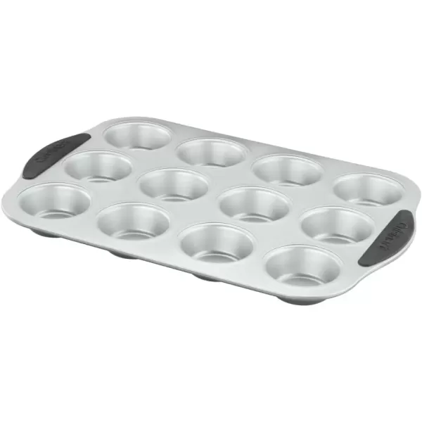 imageCuisinart Easy Grip Bakeware 12Cup Muffin PanBlackSilver