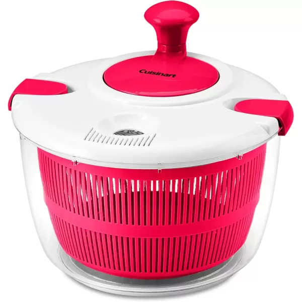 imageCuisinart Large Salad Spinner Wash Spin ampamp Dry Salad Greens Fruits ampamp Vegetables 5qt CTG00SASRed