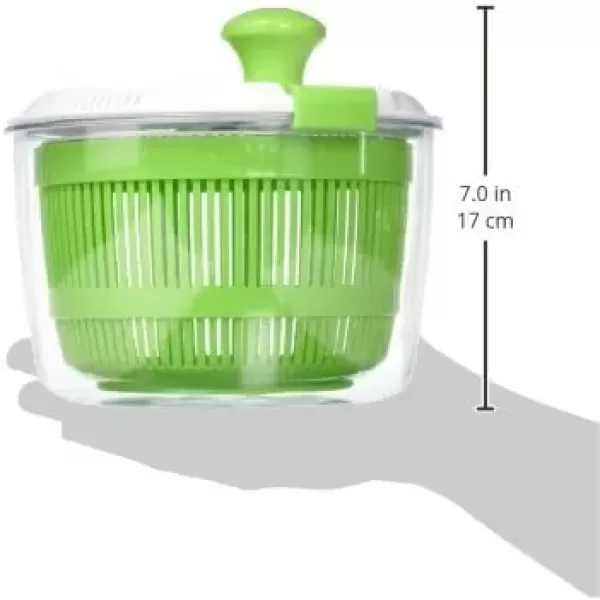 imageCuisinart Large Spin Stop Salad Spinner Wash Spin ampamp Dry Salad Greens Fruits ampamp Vegetables 5qt CTG00SAS13 Qt