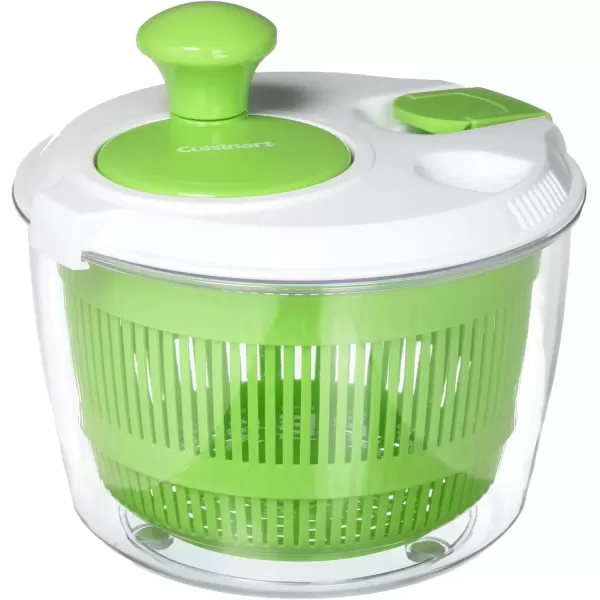 imageCuisinart Large Spin Stop Salad Spinner Wash Spin ampamp Dry Salad Greens Fruits ampamp Vegetables 5qt CTG00SAS13 Qt