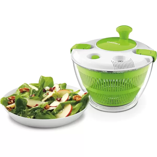 imageCuisinart Large Spin Stop Salad Spinner Wash Spin ampamp Dry Salad Greens Fruits ampamp Vegetables 5qt CTG00SAS15 QtNew
