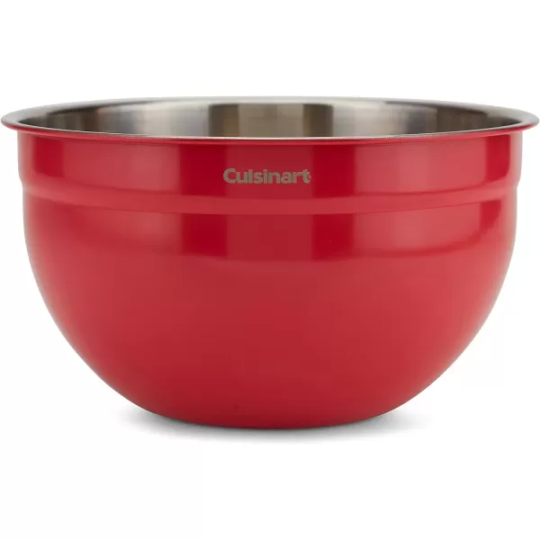 imageCuisinart Mixing Bowl Set Stainless Steel 3Piece CTG00SMBRed