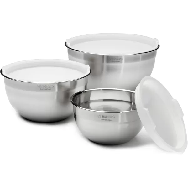 imageCuisinart Mixing Bowl Set Stainless Steel 3Piece CTG00SMBStainless Steel