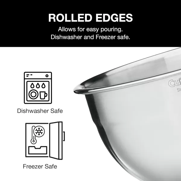 imageCuisinart Mixing Bowl Set Stainless Steel 3Piece CTG00SMBStainless Steel