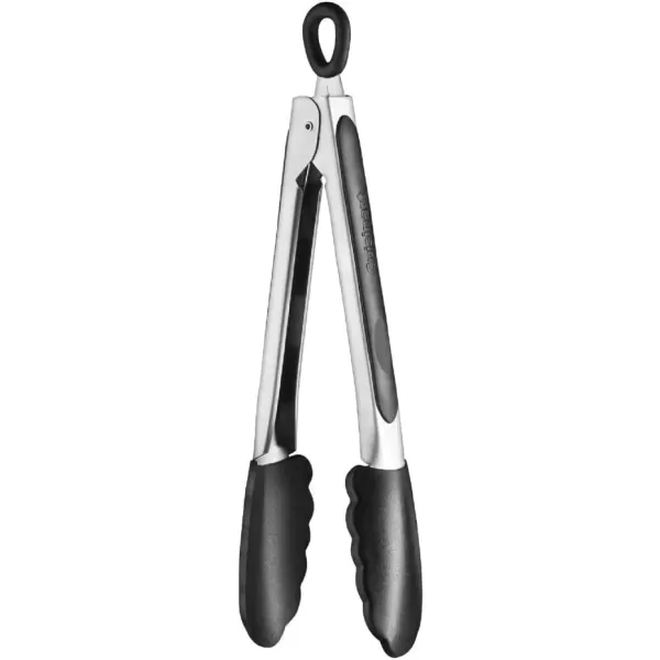 imageCuisinart SiliconeTipped 9Inch TongsBlackBlack