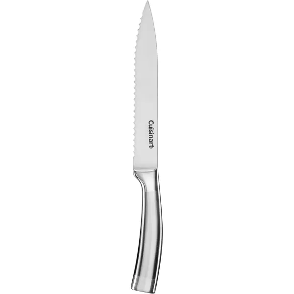 imageCUISINART Block Knife Set 15pc Cutlery Knife Set with Steel Blades for Precise Cutting  Lightweight Stainless Steel Durable ampamp Dishwasher Safe C99SS15PStainless Steel