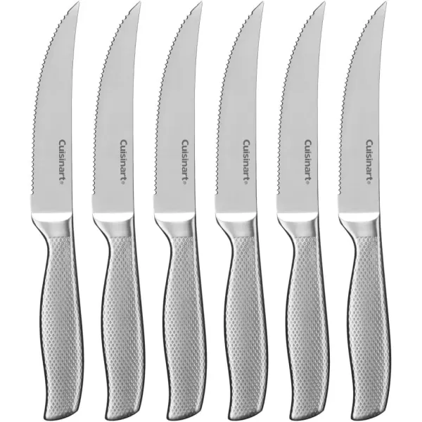 imageCUISINART Block Knife Set 17pc Cutlery Knife Set with Steel Blades for Precise Cutting Lightweight Stainless Steel Durable ampamp Dishwasher Safe C77SS17P15Piece
