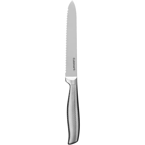 imageCUISINART Block Knife Set 17pc Cutlery Knife Set with Steel Blades for Precise Cutting Lightweight Stainless Steel Durable ampamp Dishwasher Safe C77SS17P15Piece