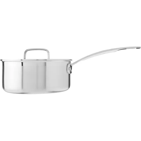 imageCuisinart 4Quart Skillet Stainless Steel Cookware Multiclad Pro Triple Ply Saucepan wCover MCP19420NSaucepan wCover