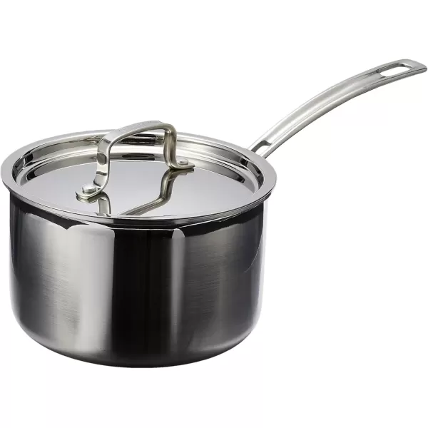 imageCuisinart 4Quart Skillet Stainless Steel Cookware Multiclad Pro Triple Ply Saucepan wCover MCP19420NSaucepan wCover
