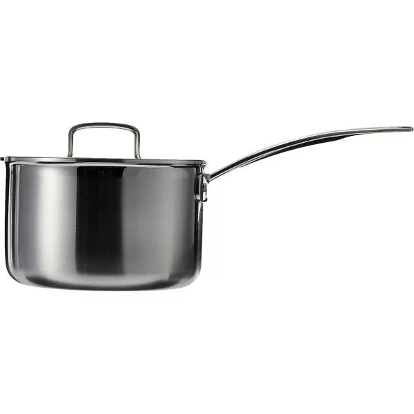 imageCuisinart 4Quart Skillet Stainless Steel Cookware Multiclad Pro Triple Ply Saucepan wCover MCP19420NSaucepan wCover