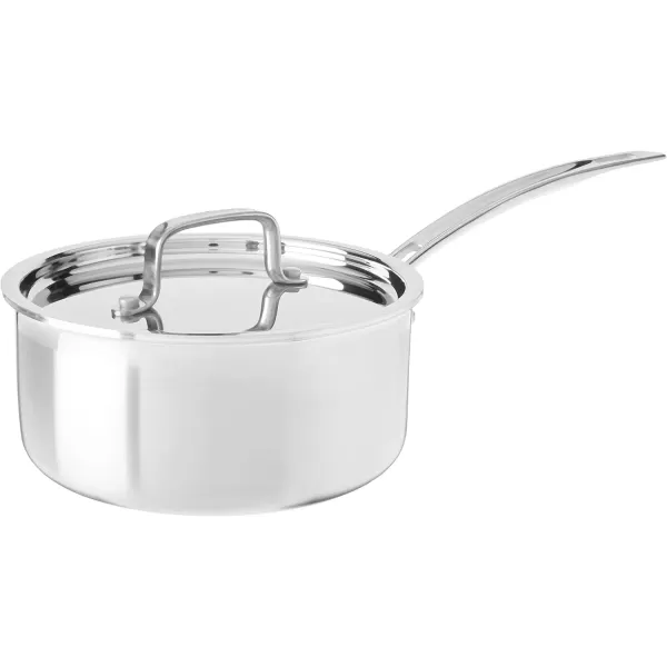 imageCuisinart 4Quart Skillet Stainless Steel Cookware Multiclad Pro Triple Ply Saucepan wCover MCP19420NSaucepan wCover