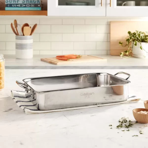 imageCuisinart 7117135 Chefs Classic Stainless 1312Inch Lasagna PanStainless Steel