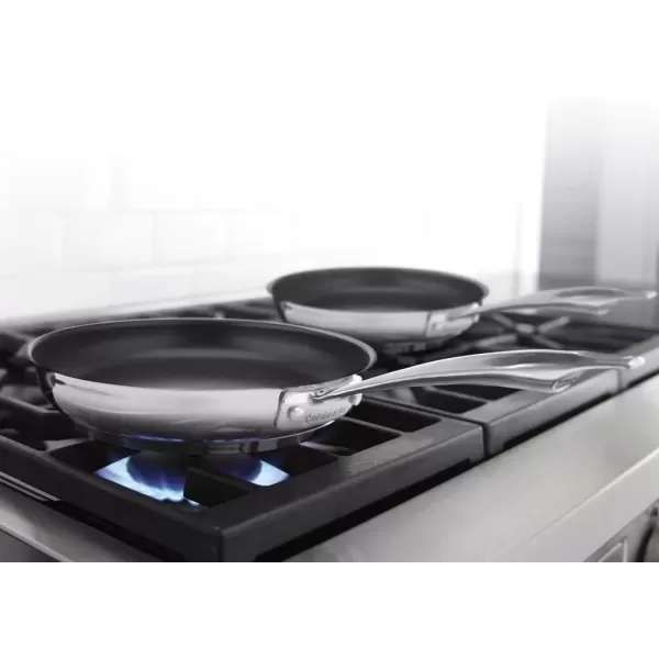 imageCuisinart 8913 13Piece Cookware Set ProfessionalSeries Stainless SteelNonStick Skillets