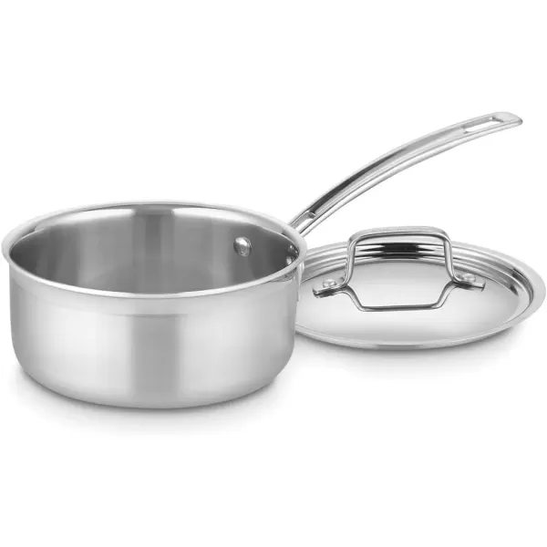 imageCuisinart 8913 13Piece Cookware Set ProfessionalSeries Stainless SteelSaucepan
