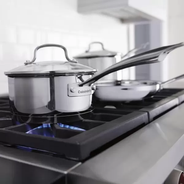 imageCuisinart 8913 13Piece Cookware Set ProfessionalSeries Stainless SteelStainless