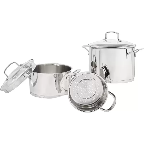 imageCuisinart 8913 13Piece Cookware Set ProfessionalSeries Stainless SteelStainless