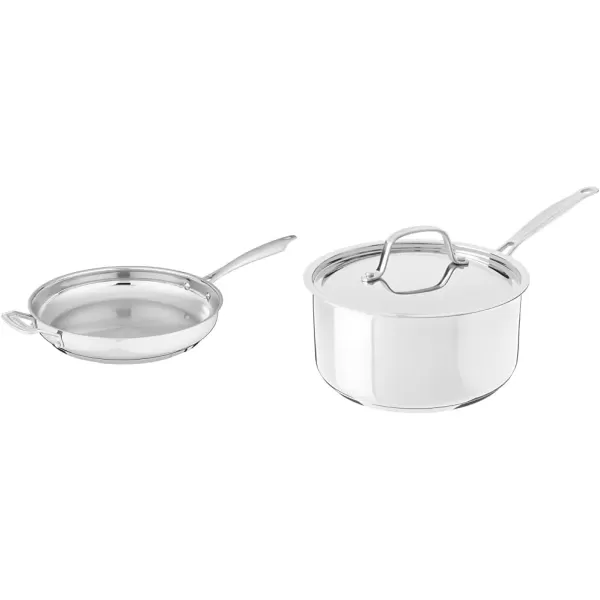 imageCuisinart 8913 13Piece Cookware Set ProfessionalSeries Stainless SteelStainless