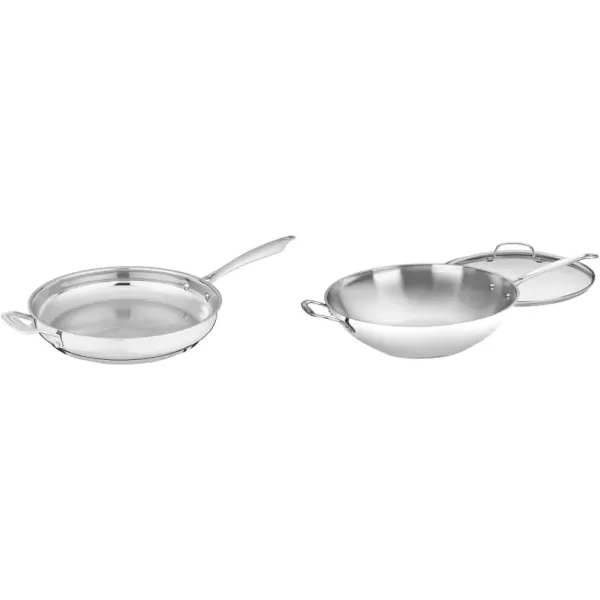 imageCuisinart 8913 13Piece Cookware Set ProfessionalSeries Stainless SteelStainless