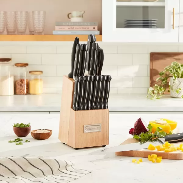 imageCuisinart C77TR16P Triple Rivet Collection 16Piece Cutlery Block Set Stainless Steel