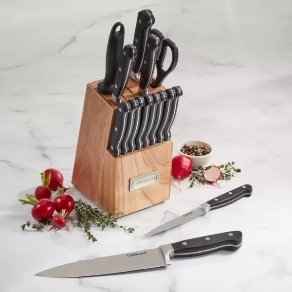 imageCuisinart C77TR16P Triple Rivet Collection 16Piece Cutlery Block Set Stainless Steel