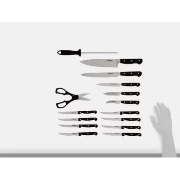 imageCuisinart C77TR16P Triple Rivet Collection 16Piece Cutlery Block Set Stainless Steel