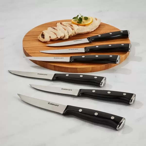 imageCuisinart C77TRS6SK Triple Rivet Collection 6Piece Steak Knife SetBlack