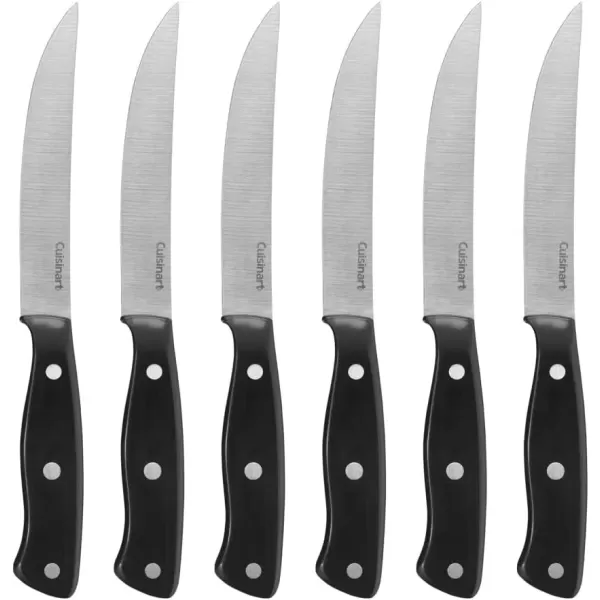 imageCuisinart C77TRS6SK Triple Rivet Collection 6Piece Steak Knife SetBlack