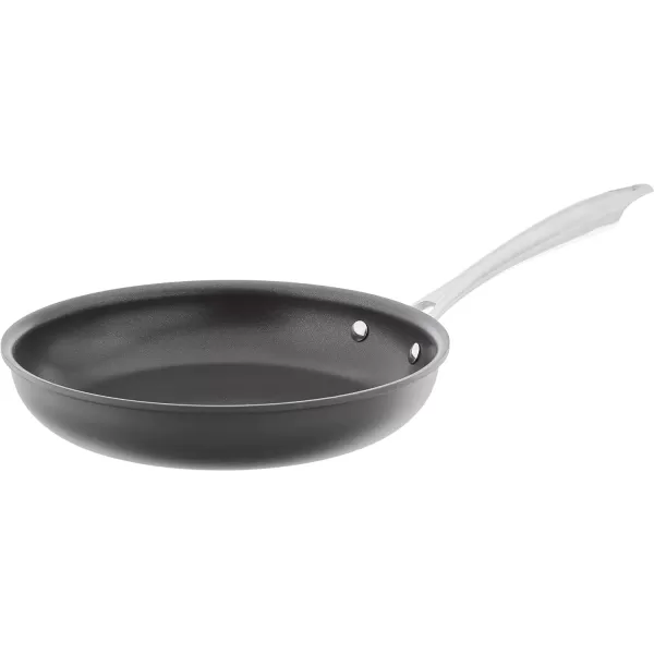 imageCuisinart DSA2220 Anodized Nonstick 8Inch BlackStainless Steel DishwasherSafeHard Open SkilletOpen Skillet