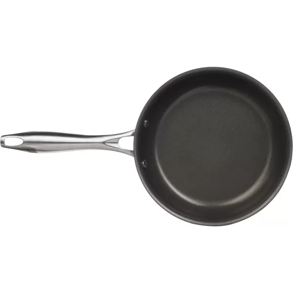 imageCuisinart DSA2220 Anodized Nonstick 8Inch BlackStainless Steel DishwasherSafeHard Open SkilletOpen Skillet