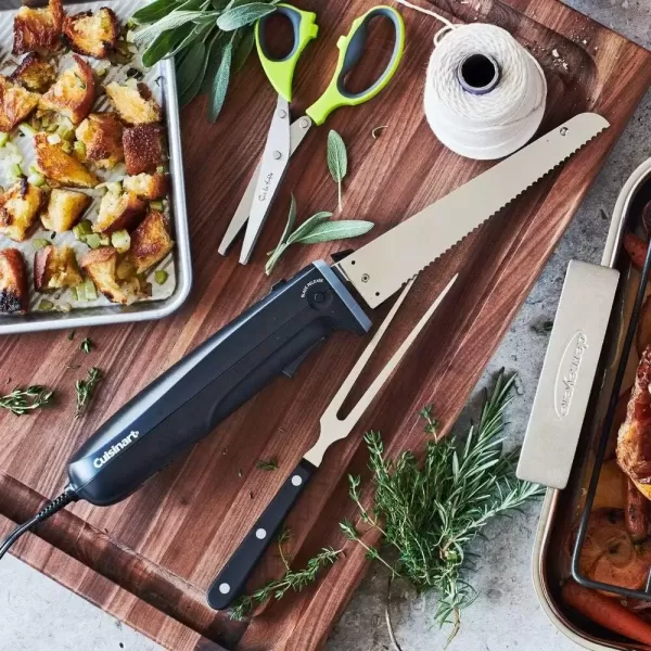 imageCuisinart Electric Knife1 Blade Black1 EA1 Blade1 Carving Fork