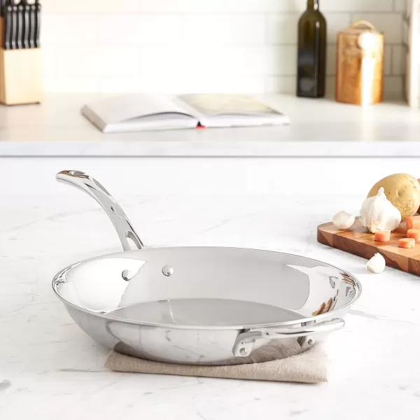 imageCuisinart French Classic TriPly Stainless 10Inch Nonstick Crepe Pan12Inch