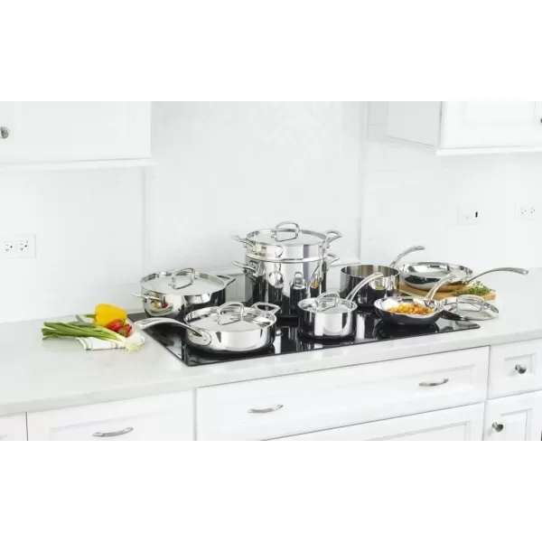 imageCuisinart French Classic TriPly Stainless 10Inch Nonstick Crepe Pan13Piece