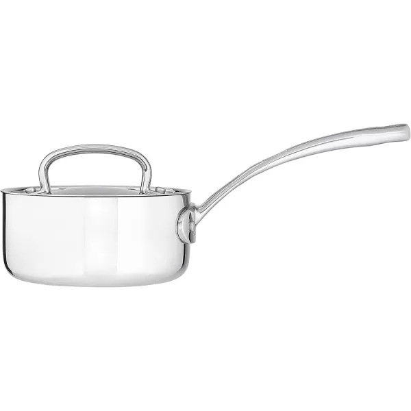 imageCuisinart French Classic TriPly Stainless 1Quart Saucepan with CoverSilverSaucepan wCover