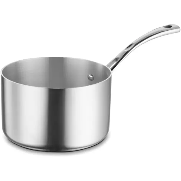 imageCuisinart French Classic TriPly Stainless 3Piece Saucepan and Double Boiler SetStainless Steel