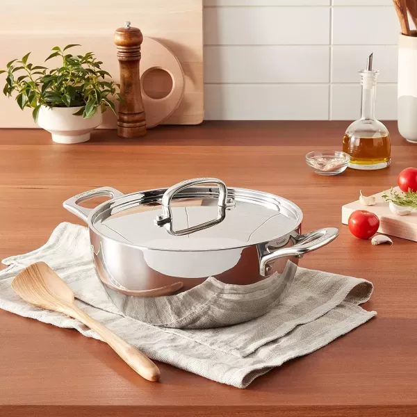 imageCuisinart French Classic TriPly Stainless 45Quart Dutch Oven with CoverStainless Steel