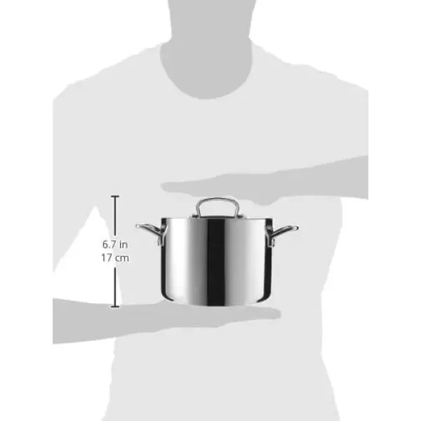 imageCuisinart French Classic TriPly Stainless 6Quart Stockpot with CoverSilver