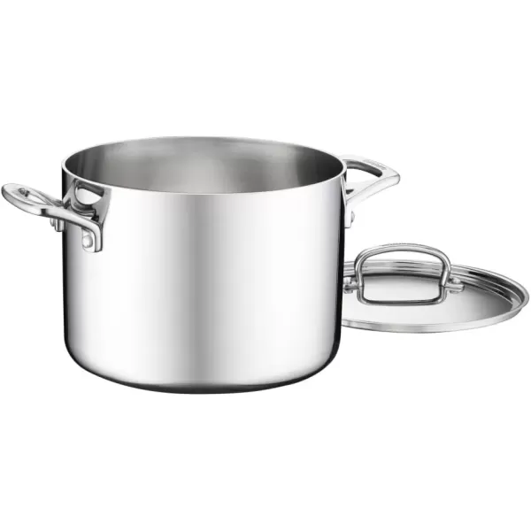 imageCuisinart French Classic TriPly Stainless 6Quart Stockpot with CoverSilver