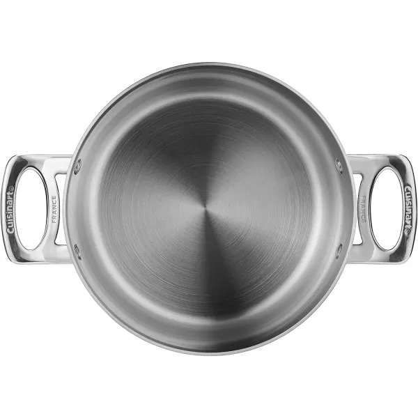 imageCuisinart French Classic TriPly Stainless 6Quart Stockpot with CoverSilver