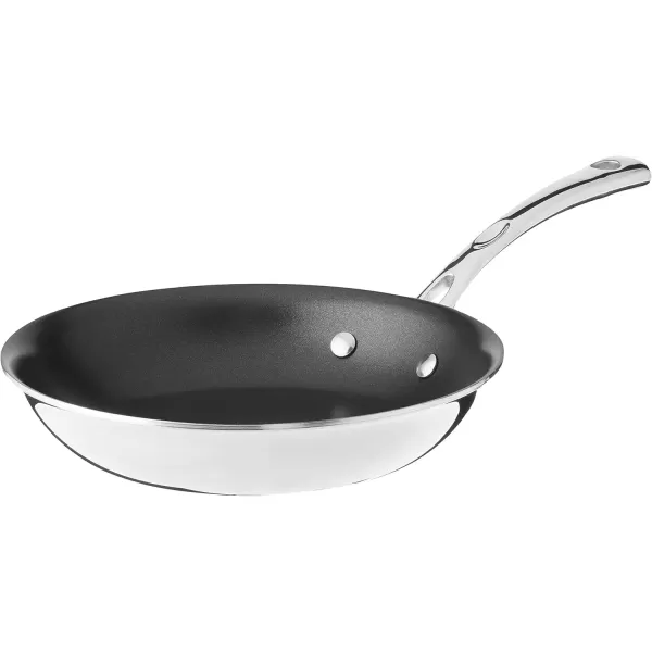 imageCuisinart French Classic TriPly Stainless 8Inch Nonstick SkilletNonStick Fry Pan