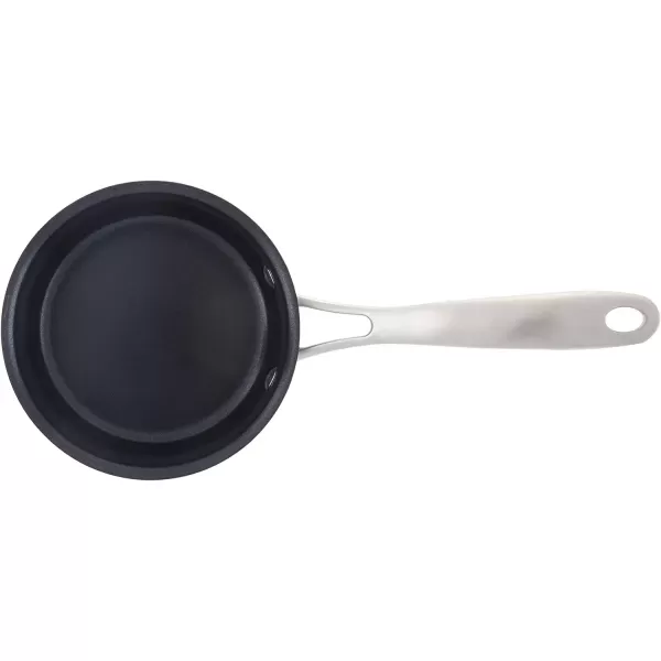 imageCuisinart GG1914 GreenGourmet HardAnodized Nonstick 1Quart Saucepan with Cover BlackStainless1 Quarts