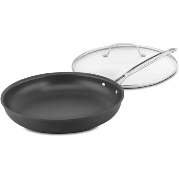 imageCuisinart GG1914 GreenGourmet HardAnodized Nonstick 1Quart Saucepan with Cover BlackStainless12Piece