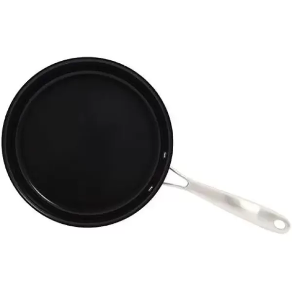 imageCuisinart GG1914 GreenGourmet HardAnodized Nonstick 1Quart Saucepan with Cover BlackStainless12Piece