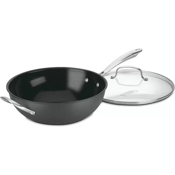 imageCuisinart GG3020 GreenGourmet HardAnodized Nonstick 11Inch Square Grill Pan12Inch