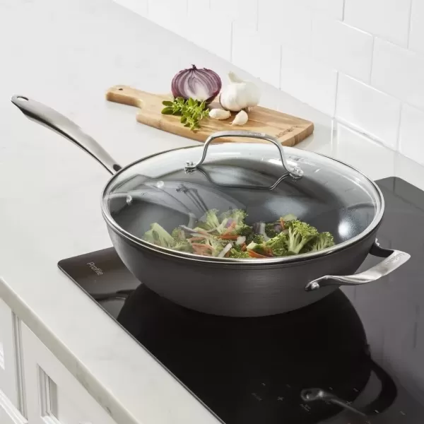 imageCuisinart GG3020 GreenGourmet HardAnodized Nonstick 11Inch Square Grill Pan12Inch