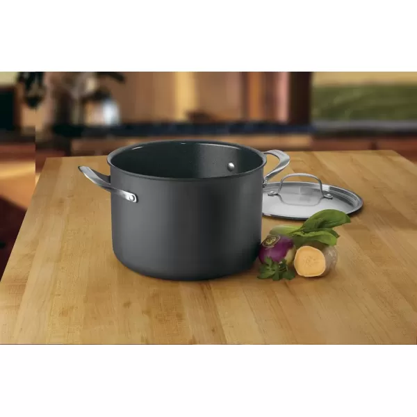 imageCuisinart GG6624 GreenGourmet HardAnodized Nonstick 8Quart Stock Pot with CoverStock Pot