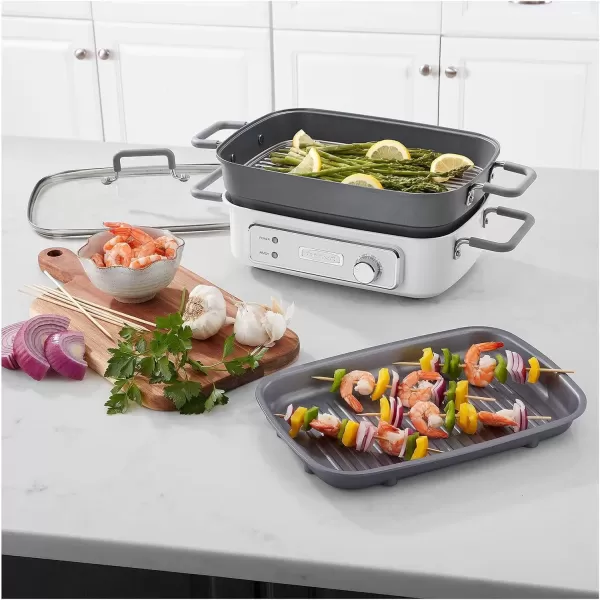 imageCuisinart GRMC3CB STACK5 Multifunctional Grill with Glass LidMulti